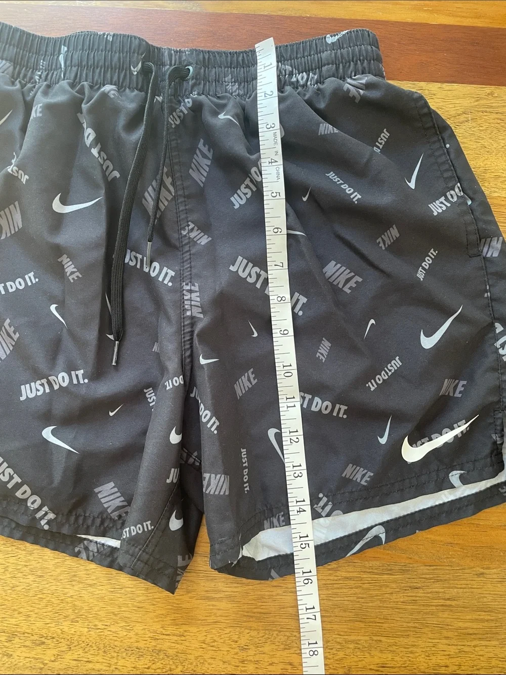 Nike black swim